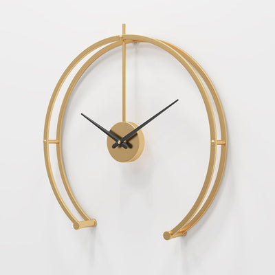 Simple Metal Silent Wall Clock