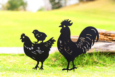 Paintable Decorative Garden Stakes-Chicken