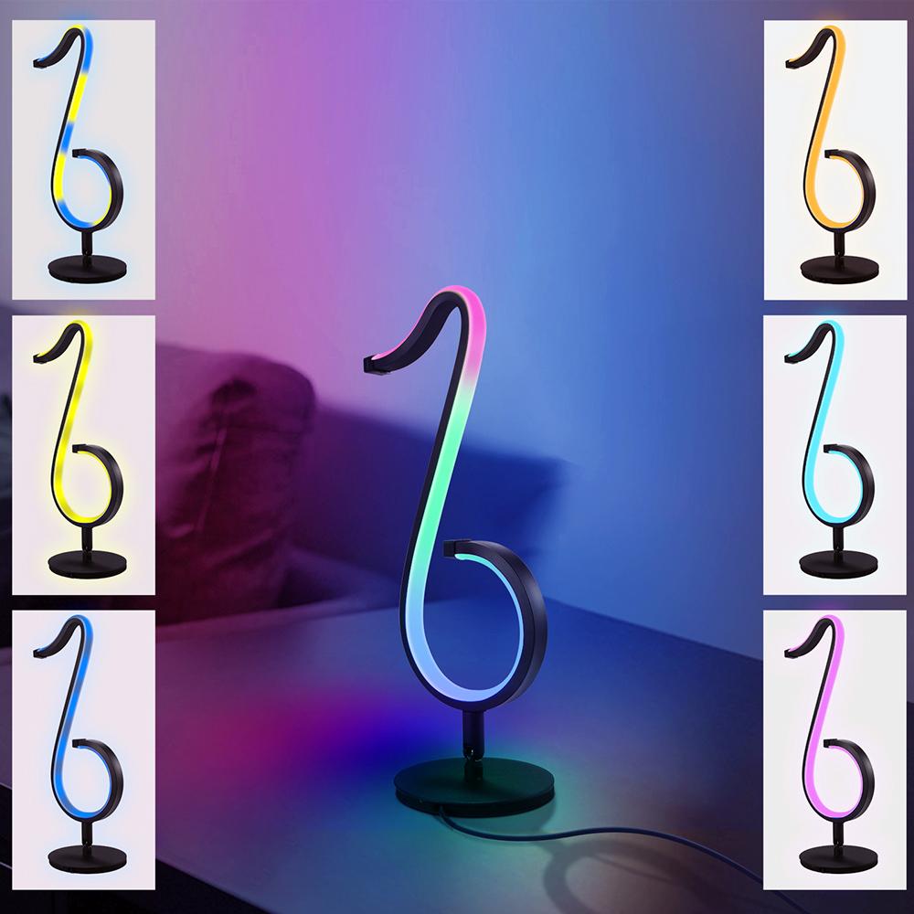 Music Note RGB Table&Wall LED Smart Decorative Lamp