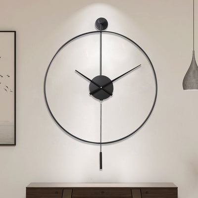 【 Extra $20 Off Now】Modern Minimalist Large Wall Clock with Pendulum