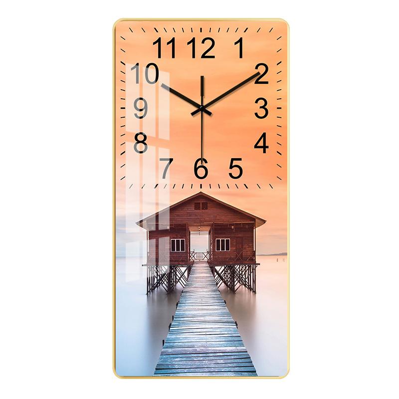 Crystal Painting Wall Clock-Chalet