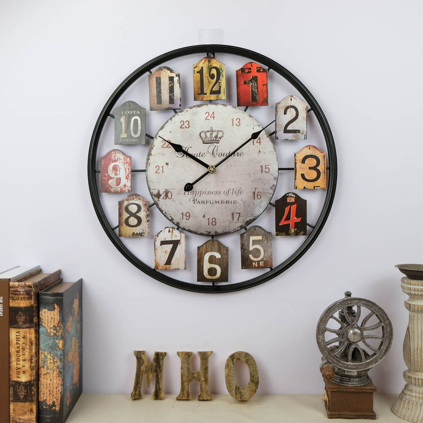 20'' Industrial Style Wall Clock